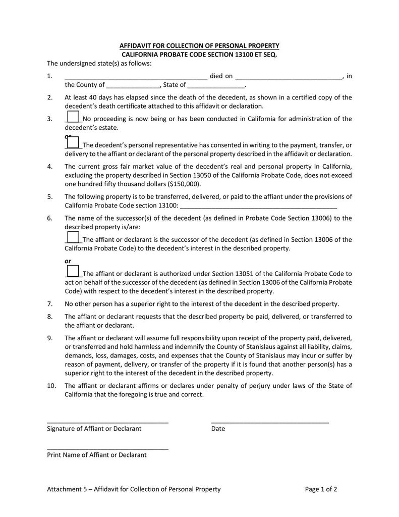 Understanding the Small Estate Affidavit and Simplified Probate Procedures
